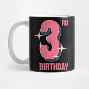 3rd Birthday for girls Mug